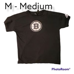 Men's Medium Bruins Black T shirt
